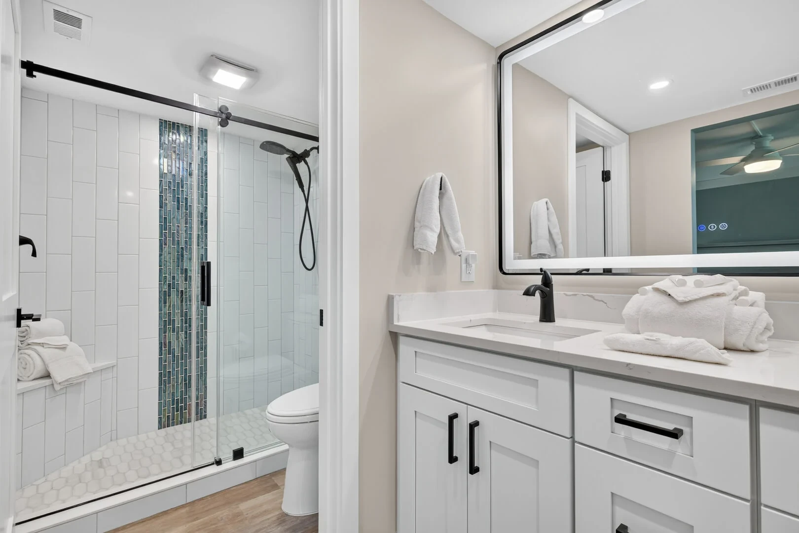 Luxury walk-in shower